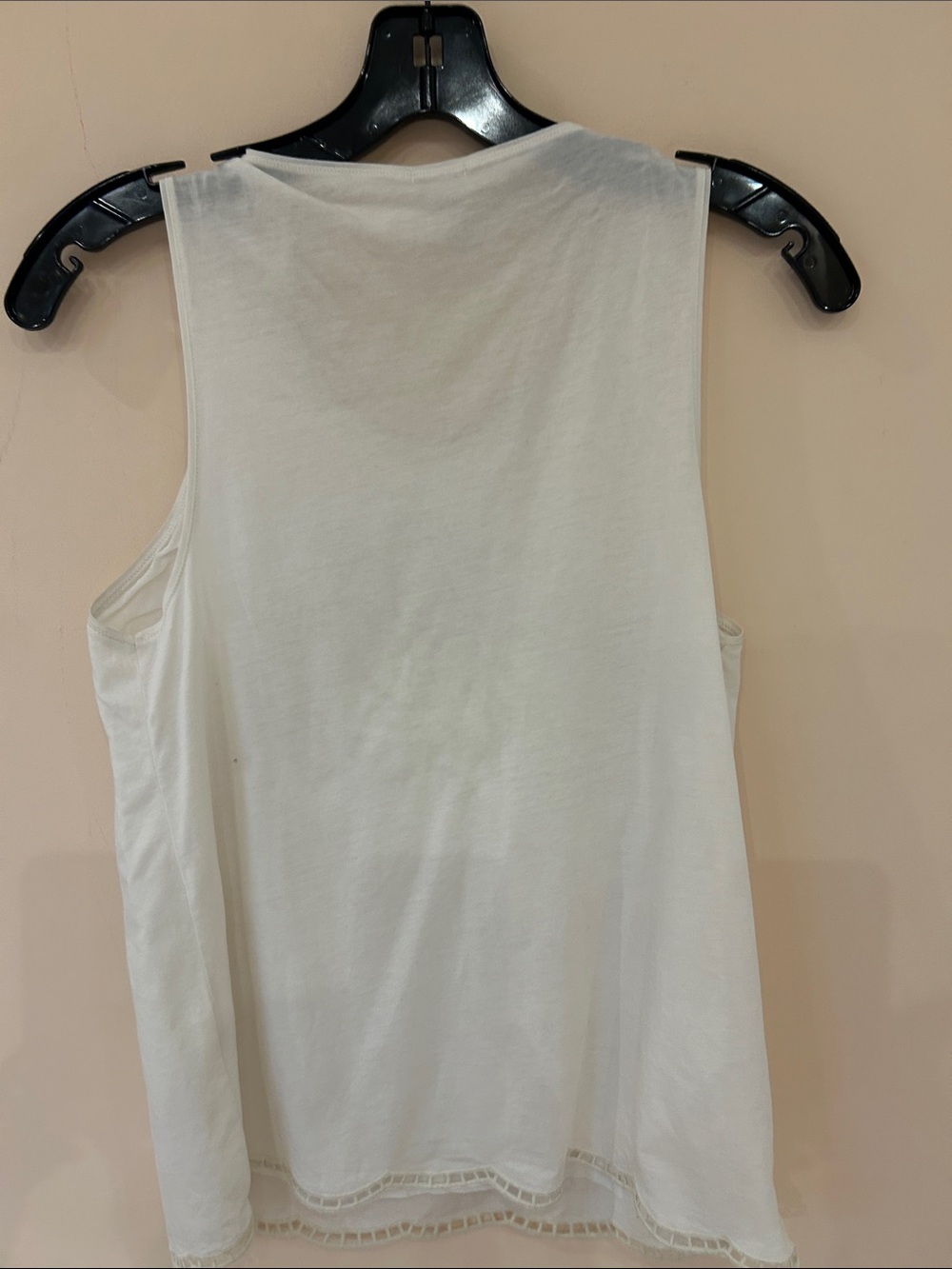 J Crew cotton top with cut work in front. - Picture 4 of 4